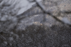 Ruine Hohenwang im Winter