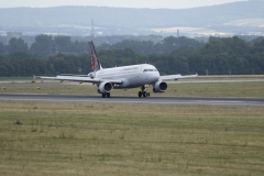 A320 bei der Landung